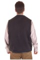 Vestă de bărbați neagră piele 99.00