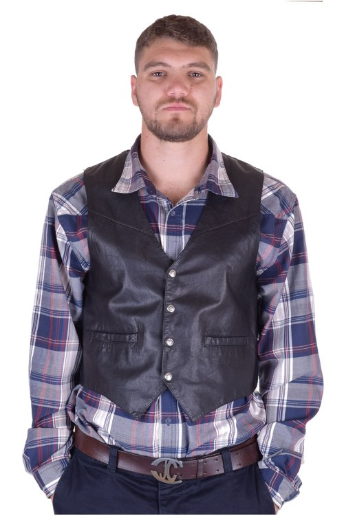 Vestă de bărbați din piele naturală 72.00