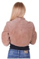 Geacă scurtă din piele întoarsă din piele naturală 104.00