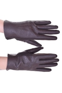Mănuși negre din piele artificială