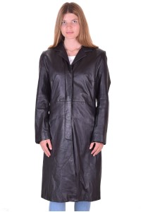 Trenci de damă elegant piele 