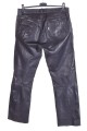 Pantalon de bărbați negru din piele naturală 227.00