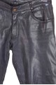 Pantalon de bărbați negru din piele naturală 227.00