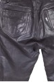 Pantalon de bărbați negru din piele naturală 227.00
