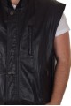 Vestă neagră piele 131.00