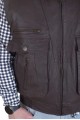 Vestă brună piele 122.00
