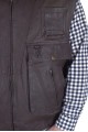 Vestă brună piele 122.00