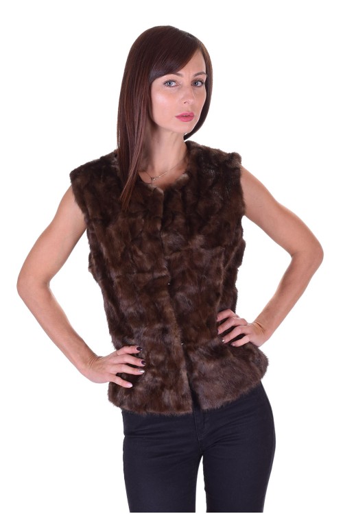 Vestă clasic dе blana naturala 318.00