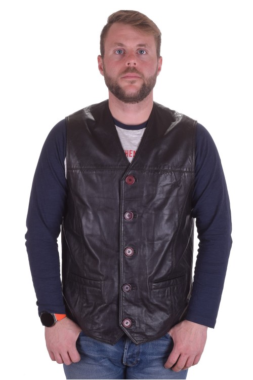 Vestă de bărbați piele 120.00