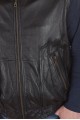 Vestă neagră piele 131.00