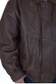 Geacă clasic brună din piele naturală 318.00