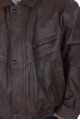 Geacă clasic brună din piele naturală 318.00