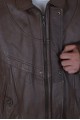 Geacă clasic brună din piele naturală 318.00