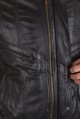 Geacă neagră din piele naturală 131.00
