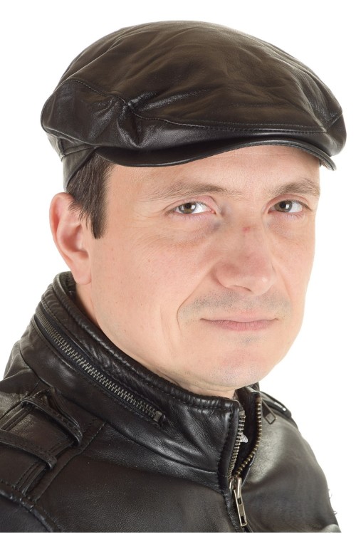 Pălărie de bărbați din piele naturală 67.00