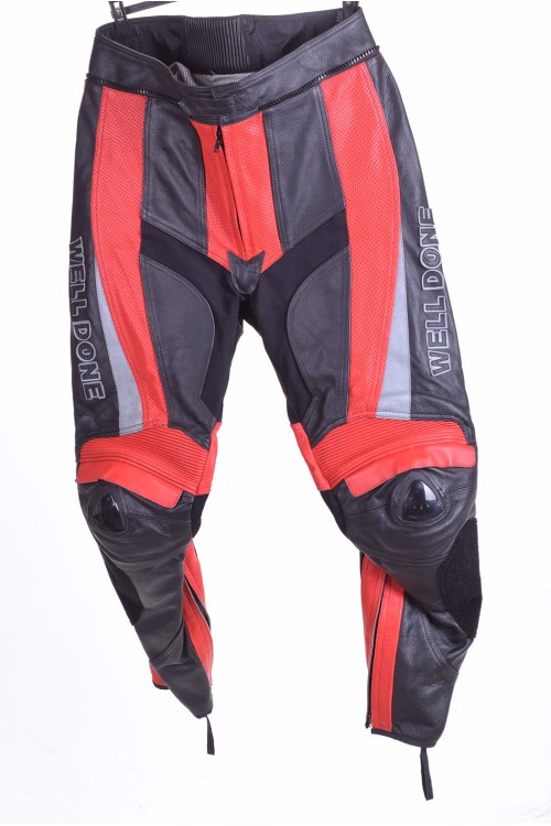 Pantalon de bărbați biker din piele naturală 396.00