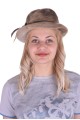 Pălărie extravagantă dе blana naturala 67.00