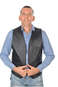 Vestă de bărbați neagră