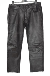 Pantalon de bărbați elegant piele