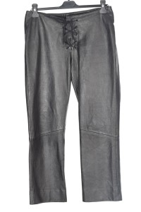 Pantalon de damă elegant din piele naturală