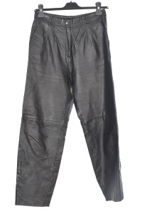 Pantalon de damă elegant din piele naturală