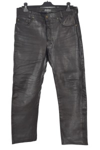 Pantalon de bărbați clasic din piele naturală