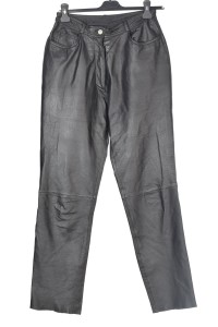 Pantalon de damă magnificdin piele naturală