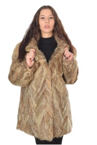 Palton de damă grozavdе blana naturala