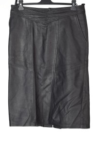 Fustă elegantă din piele naturală