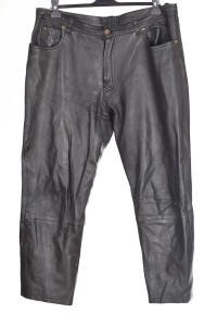 Pantalon de bărbați clasic din piele naturală