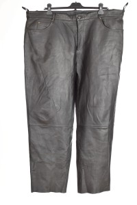 Pantalon de bărbați clasic din piele naturală