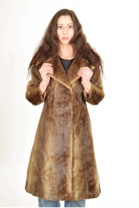 Palton strâns dе blana naturala