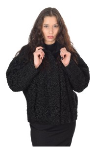 Palton elegant de astrahan