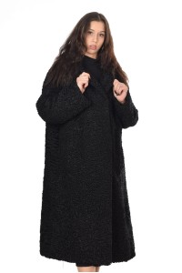 Palton de damă elegant de astrahan