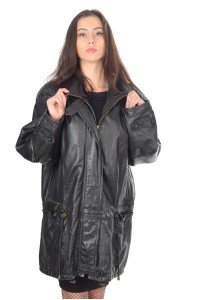 Geacă de damă clasic din piele naturală