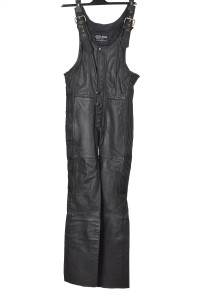 Salopetă de damă biker din piele naturală